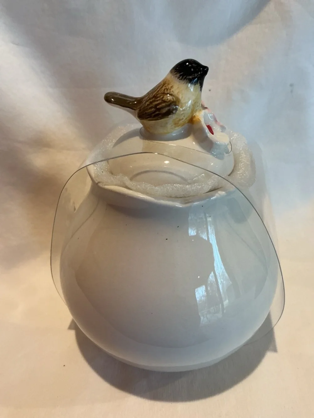 Bird and Flower Cream and Sugar Set